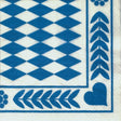 100 Servietten Bayrisch-Blau 3-lag. 33x33cm 1/4 Falz 12901