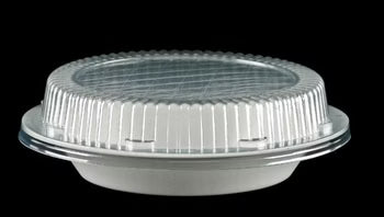 600 Salatschalen "B3" mit Deckel, rund, weiß, 750 ml