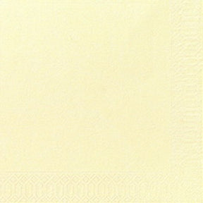 1000 DUNI Servietten cream 3-lag. 33x33 cm 1/4 Falz 211475