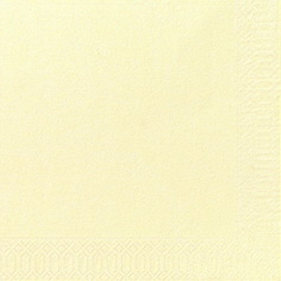 1000 DUNI Servietten, cream, 3-lag., 33x33 cm, 1/4 Falz, 211475