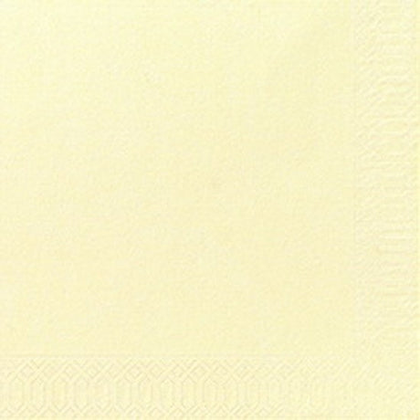 1000 DUNI Servietten cream 3-lag. 33x33 cm 1/4 Falz 211475