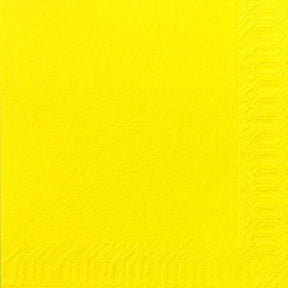 1000 DUNI Servietten gelb 3-lag. 33x33 cm 1/4 Falz 211314