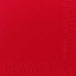 1000 DUNI Servietten rot 3-lag. 33x33 cm 1/4 Falz 211109