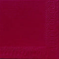 1000 DUNI Servietten, bordeaux, 3-lag., 33x33 cm, 1/4 Falz, 211123