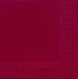 1000 DUNI Servietten, bordeaux, 3-lag., 33x33 cm, 1/4 Falz, 211123