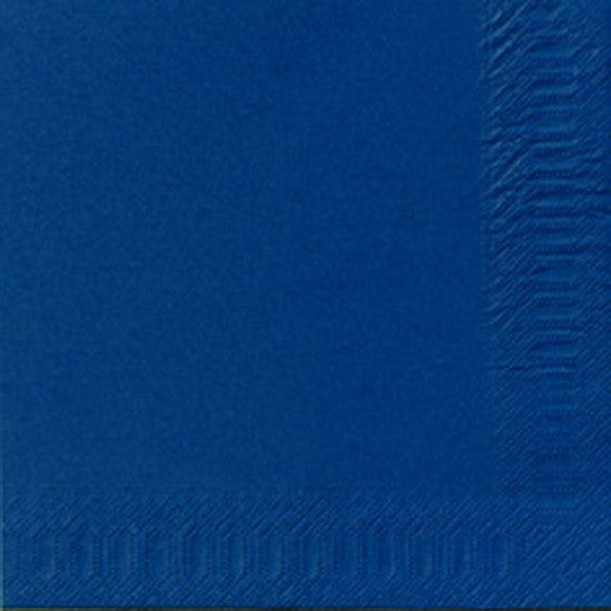1000 DUNI Servietten, dunkelblau, 3-lag., 33x33 cm, 1/4 Falz, 211635
