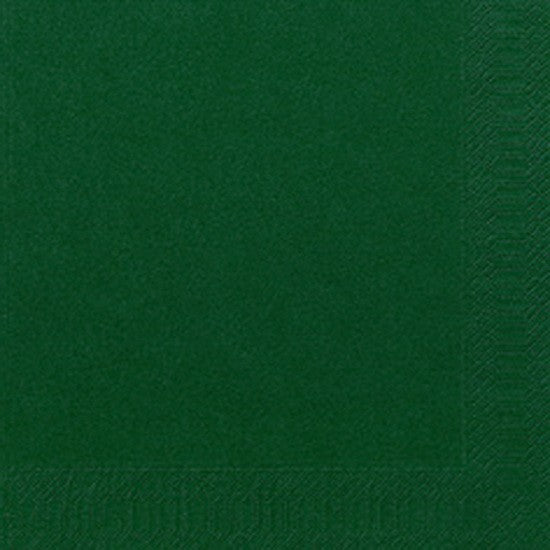 1000 DUNI Servietten, jägergrün, 3-lag., 33x33 cm, 1/4 Falz 211505