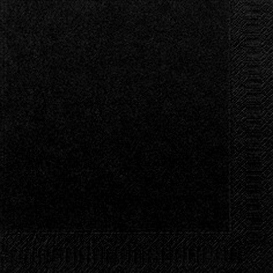 1000 DUNI Servietten schwarz 3-lag. 33x33 cm 1/4 Falz 149070
