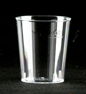 100 Einweg Schnapsgläser 2 cl glasklar