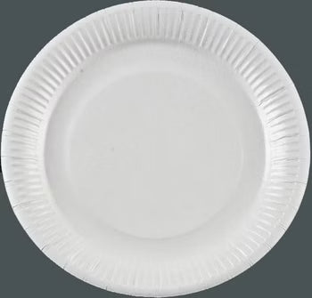 500 Pappteller rund 23 cm, KU23, 270610