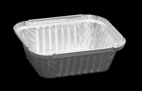 100 Aluminiumschalen 450 ml 147x123x40 cm R28L