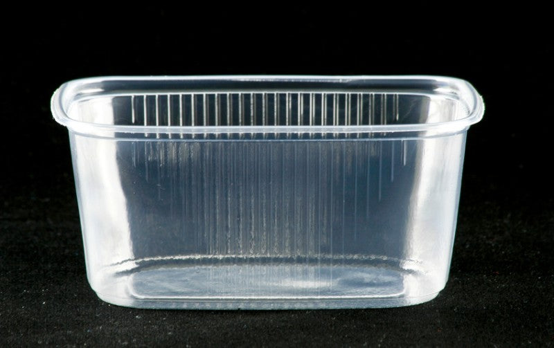 100 Verpackungsbecher rechteckig 250 ml