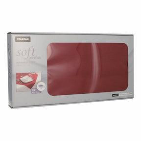 20 Papstar Vlies Mitteldecken bordeaux "soft selection" 80 x 80 cm 82329