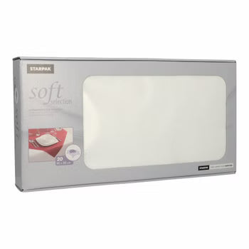 20 Papstar Vlies Mitteldecken, weiss "soft selection" 80 x 80 cm, 82332
