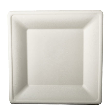 50 Teller Zuckerrohr "pure" eckig 26 cm x 26 cm weiss 3222
