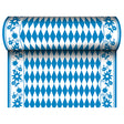 1 Tischläufer Airlaid stoffähnlich 24 m x 40 cm "Bayrisch Blau" 84495