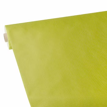 1 Papstar Vlies Tischdecke, limonengrün "soft selection plus" 25 x 1,18 m, 84938