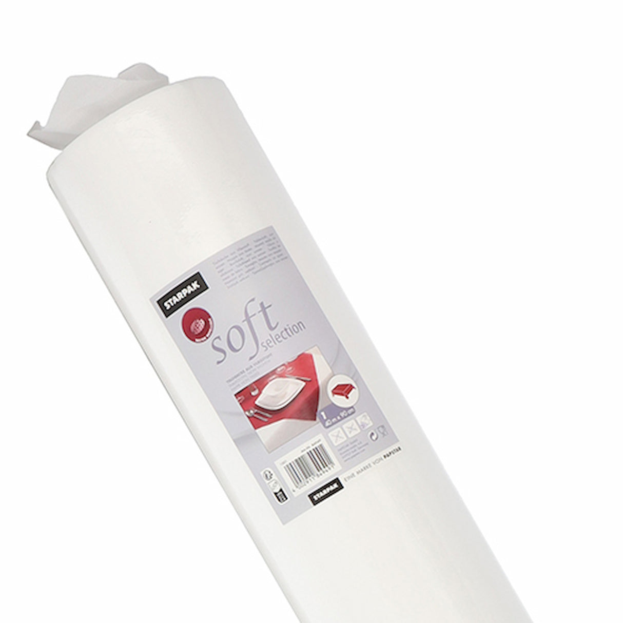 1 Papstar Vlies Tischdecke weiss "soft selection" 40 x 09 m 84949
