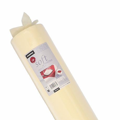 1 Papstar Vlies Tischdecke creme "soft selection" 40 x 09 m 84950