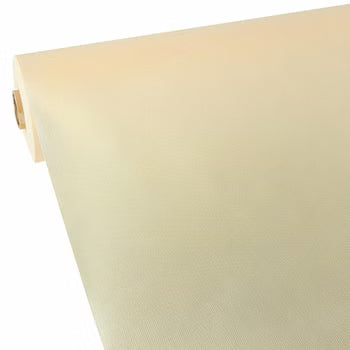 1 Papstar Vlies Tischdecke, creme "soft selection" 40 x 0,9 m, 84950