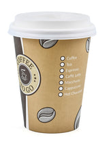 100 Coffee to go Becher m.D. 300 ml "Topline" braun-beige 230523