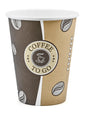 100 Coffee to go Becher 300 ml "Topline" braun-beige 230523