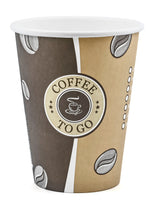 500 Coffee to go Becher 300 ml "Topline" braun-beige 230523