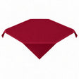 100 Bio Dunicel® Mitteldecken bordeaux, 84 cm x 84 cm, 210362