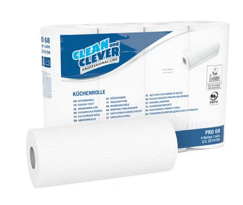 24 Küchenrollen 3-lagig, á 51 Blatt