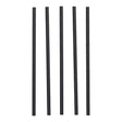 250 Mehrweg Trinkhalme aus PP 24 cm x 8 mm schwarz