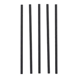 5000 Mehrweg Trinkhalme aus PP 24 cm x 8 mm schwarz
