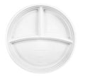 100 Mehrweg Menüteller, 3-geteilt Ø 22 cm · 2 cm weiss, 060-103V