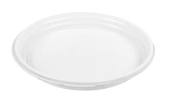 100 Mehrweg Menüteller, ungeteilt Ø 22 cm · 2 cm weiss, 060-101V