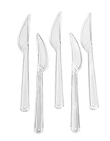 100 Mehrweg Messer Deluxe transparent 175 cm