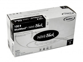 500 Einmal U-Handschuhe MaiMed BLACK Nitril puderfrei Gr. S