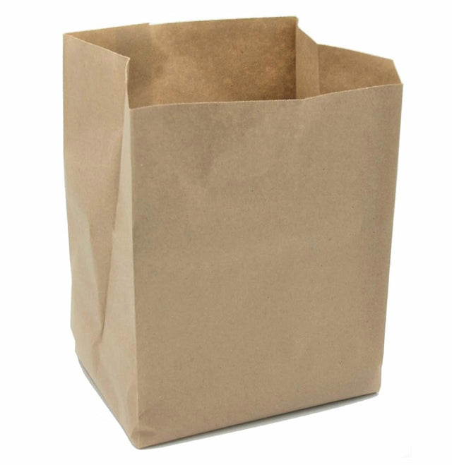 100 ULITH Papier-Biomüllbeutel braun, 20 x 16 x 34 cm, o. Druck, 311900