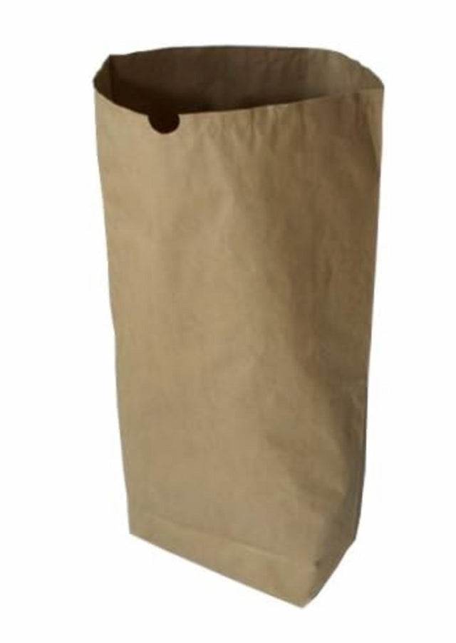 100 Papiersäcke braun, 2-lagig 85x55+23 cm, o. Druck, 480138