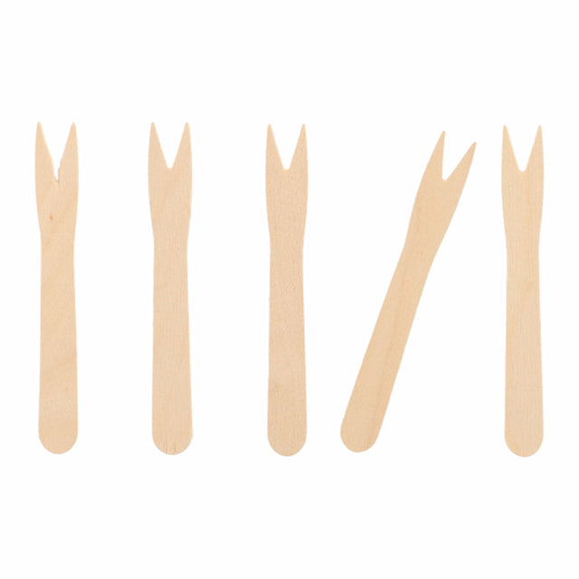 1000 Pommes-Frites-Gabeln, Holz 85 x 10 mm, 230088